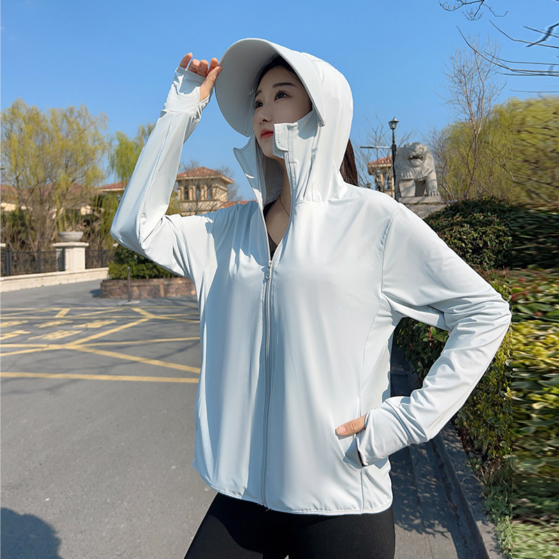 Summer Clothing For Girls - Women Hooded Sun Protection Jacket Teenage