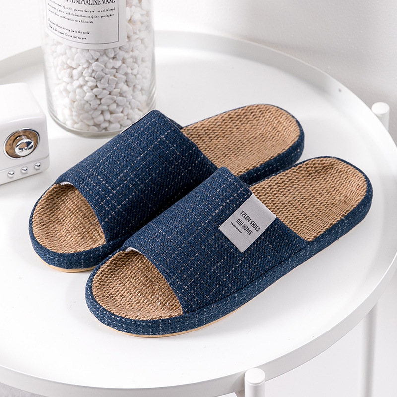 Summer Cloth - Men's Breathable Linen Slippers, Four Seasons