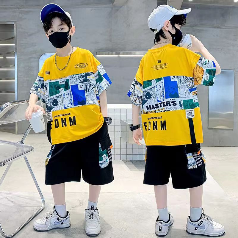 Summer Clothing Drawing For Kids - Teen Boys Clothing Set Summer New