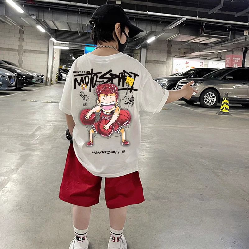 Summer Clothing Drawing For Kids - Shohoku Cotton Boys Clothes Sets Summer