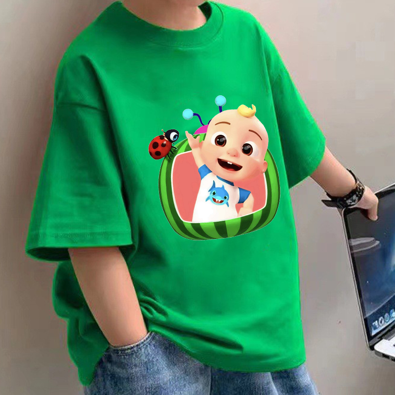 Summer Clothing For Girls - Cocomelons Baby T-Shirts Anime Cotton Short