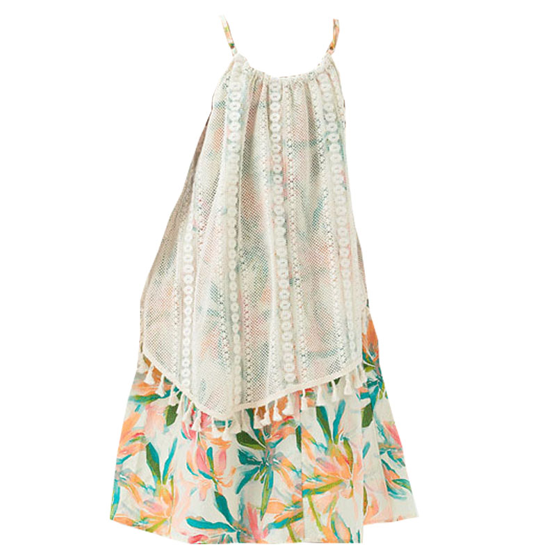 Tassels Girls Casual Dresses S - Summer Clothing Drawing For Kids ulasan dan harga