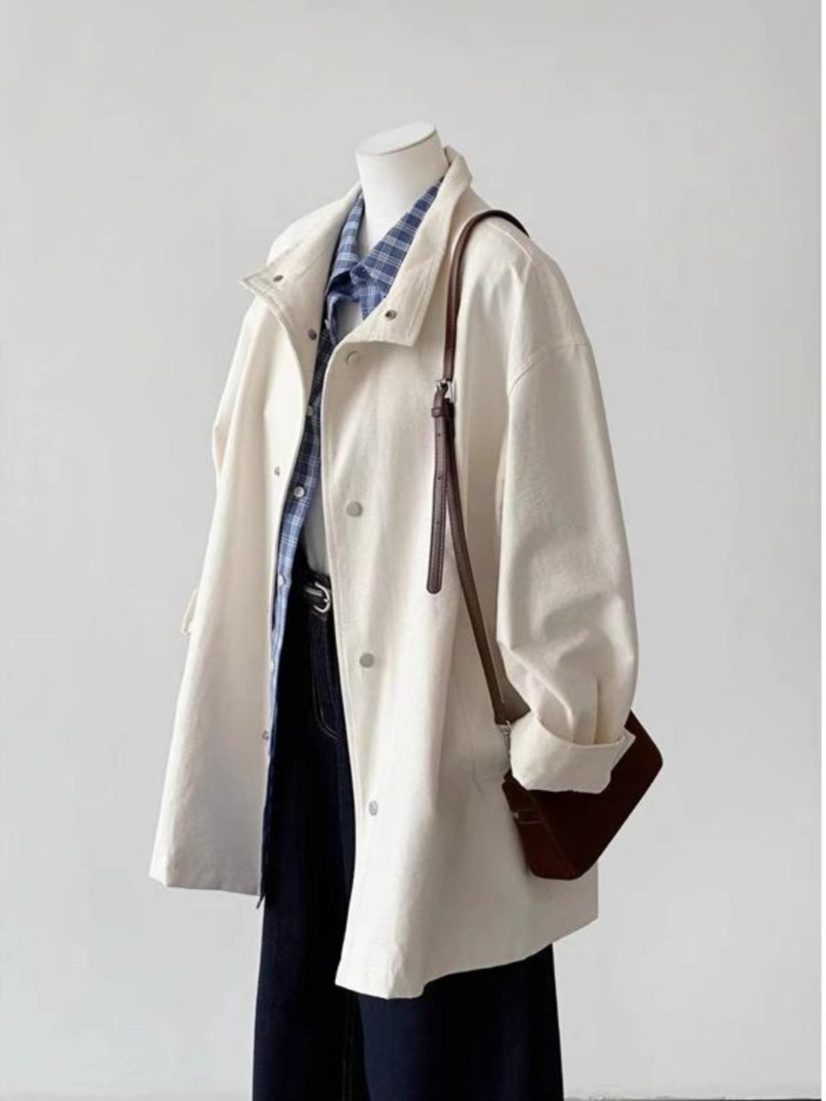 Lady Coat Trench Woman Ladies  - Summer Line Clothing Brand ulasan dan harga