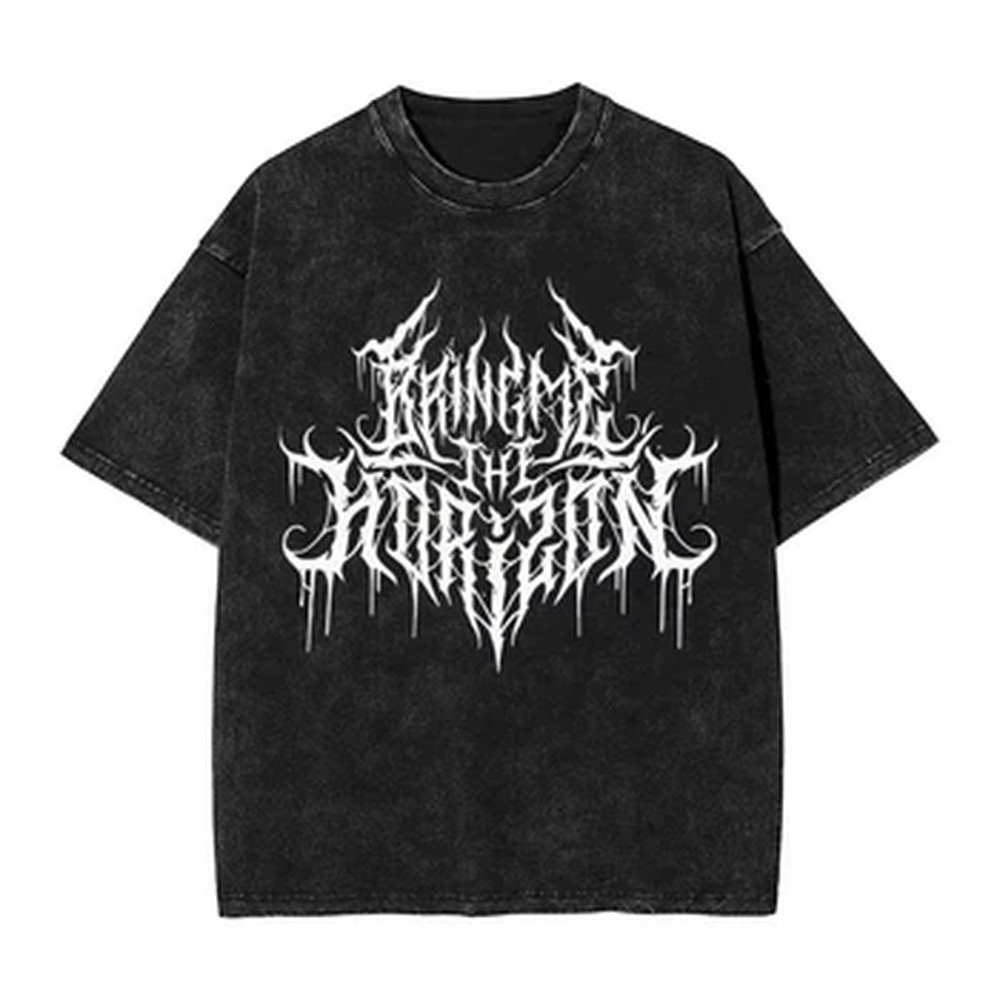 T Shirts Men Clothing BMTH Bri - Summer Clothing Logo ulasan dan harga