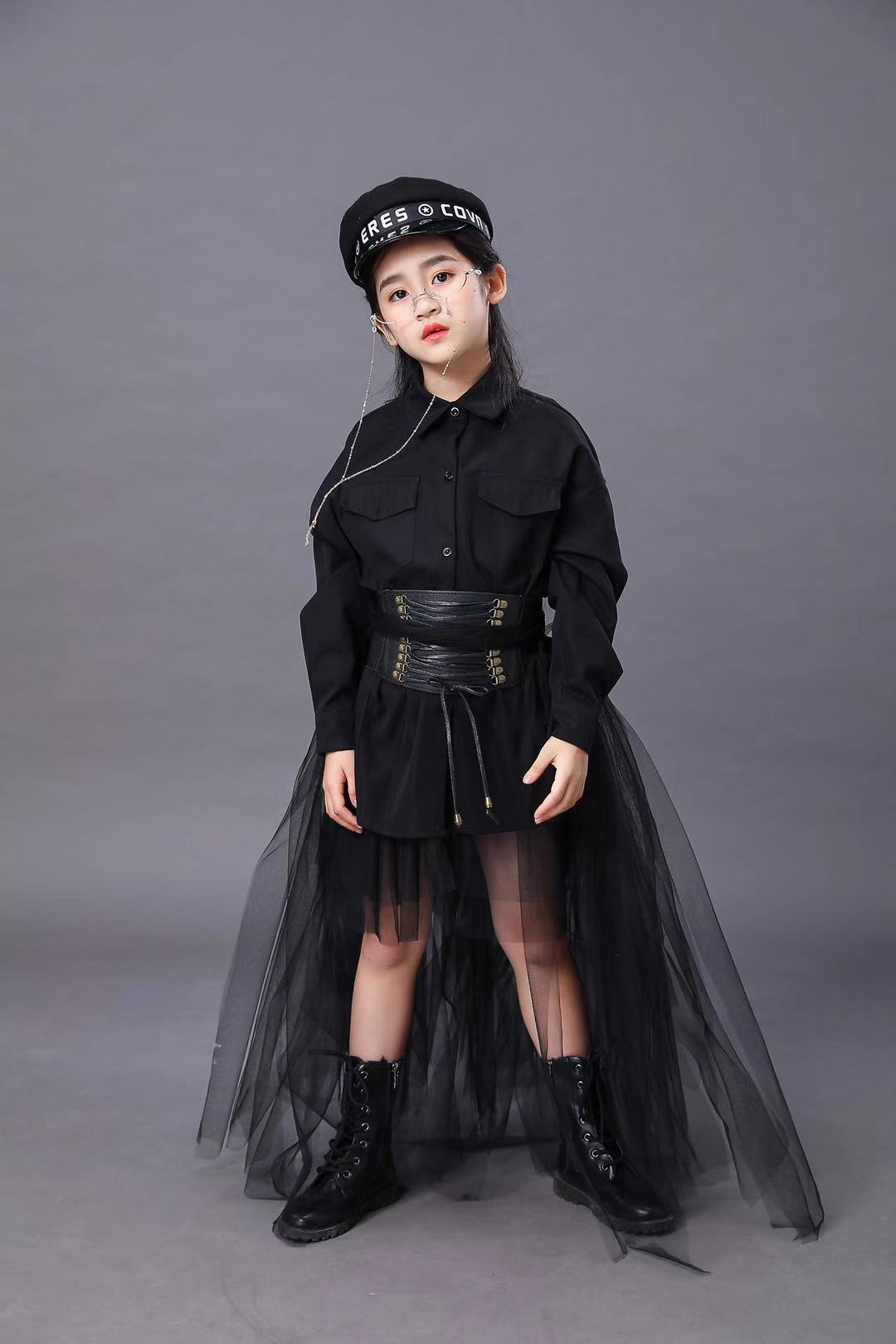 Children's Black Suit Girls Mo - Summer Clothing For Girls ulasan dan harga