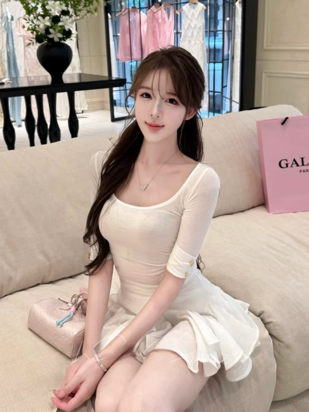 Pure High Waist A-Line Skirt A - Summer Line Clothing Brand ulasan dan harga