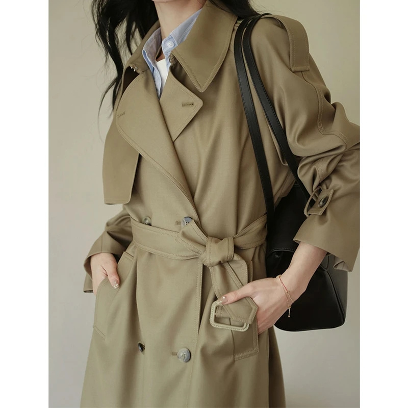 2025 Autumn Women's Trench Coa - Summer Clothing For Women Over 50 ulasan dan harga