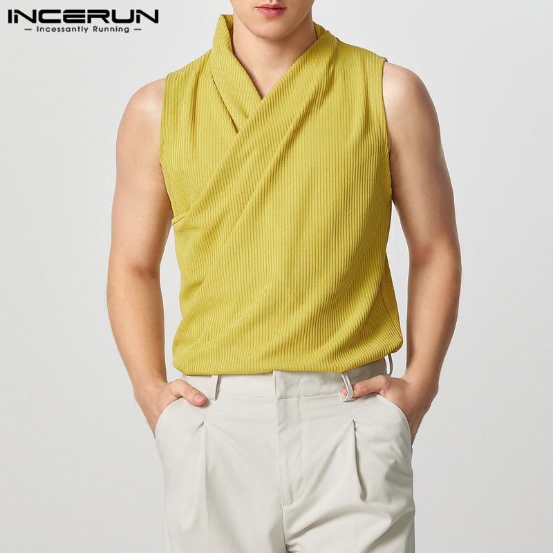 2026 Men Tank Tops Solid Color - Summer Clothing Colors 2026 ulasan dan harga