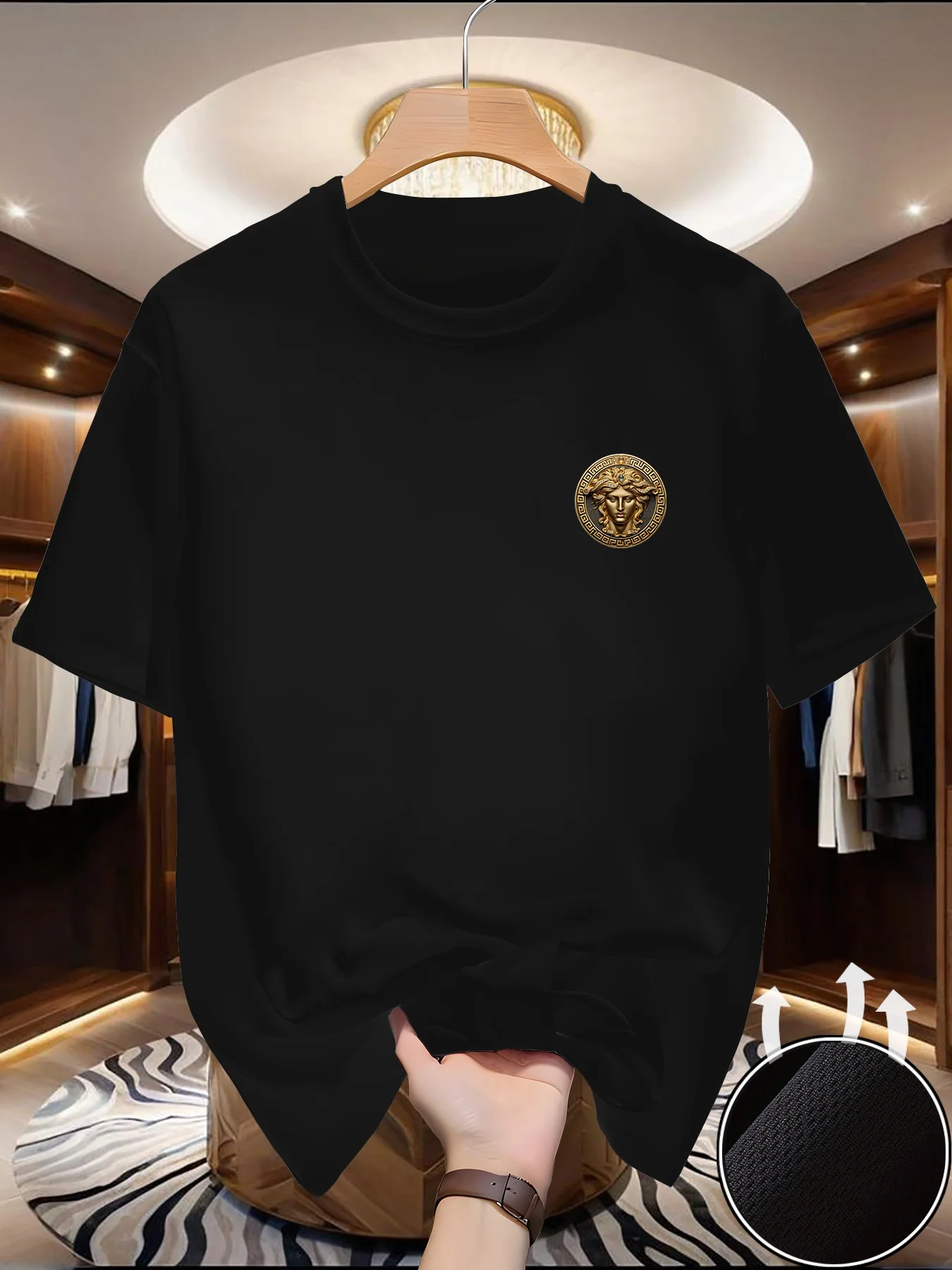 Men's Jewelry Girl Print T-shi - Summer Clothing Europe ulasan dan harga