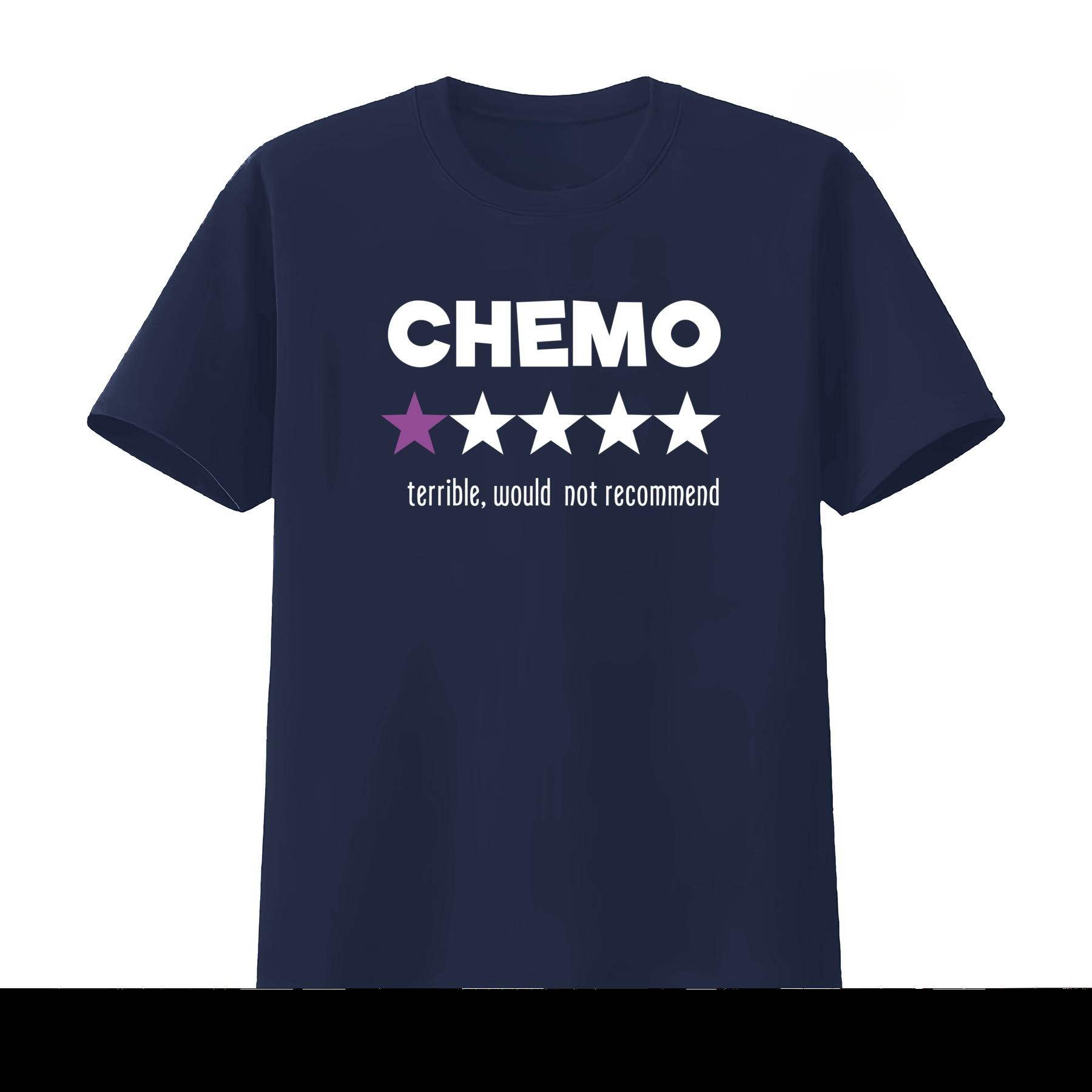 Funny Chemo T-Shirt with Star  - Summer Clothing Recommendations ulasan dan harga