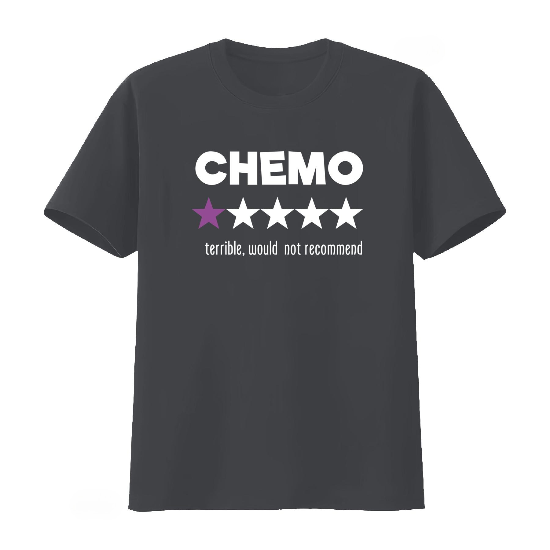 Funny Chemo T-Shirt with Star  - Summer Clothing Recommendations ulasan dan harga