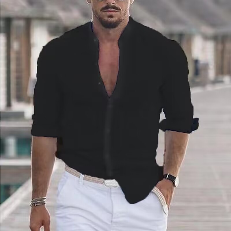 Blouse men 2026 casual new sum - Summer Clothing Colors 2026 ulasan dan harga