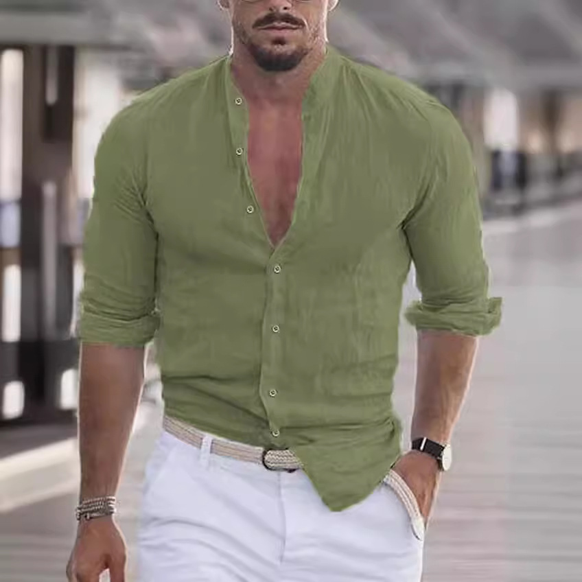 Blouse men 2026 casual new sum - Summer Clothing Colors 2026 ulasan dan harga