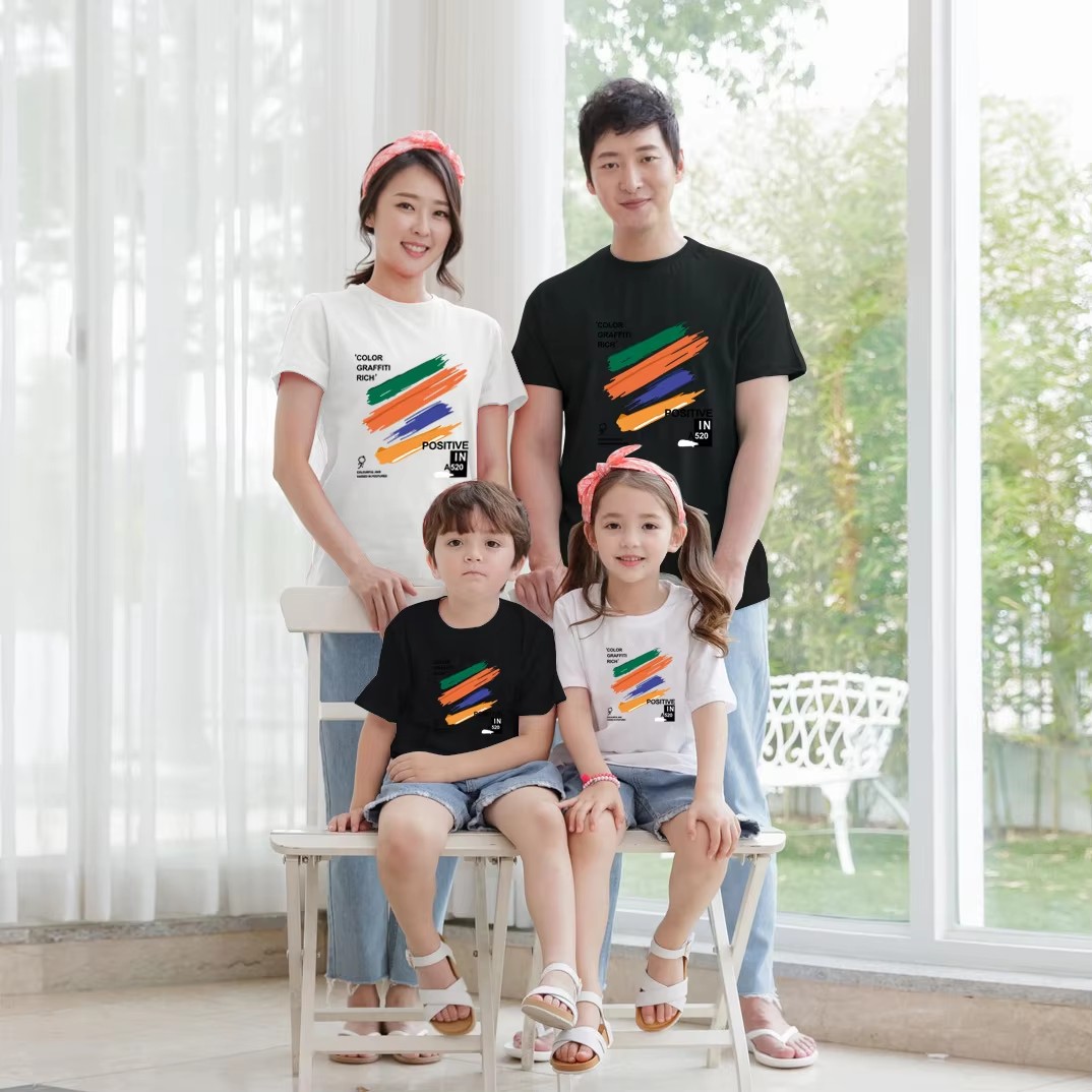 Family Look T Shirts 2026 Summ - Summer Clothing Drawing For Kids ulasan dan harga