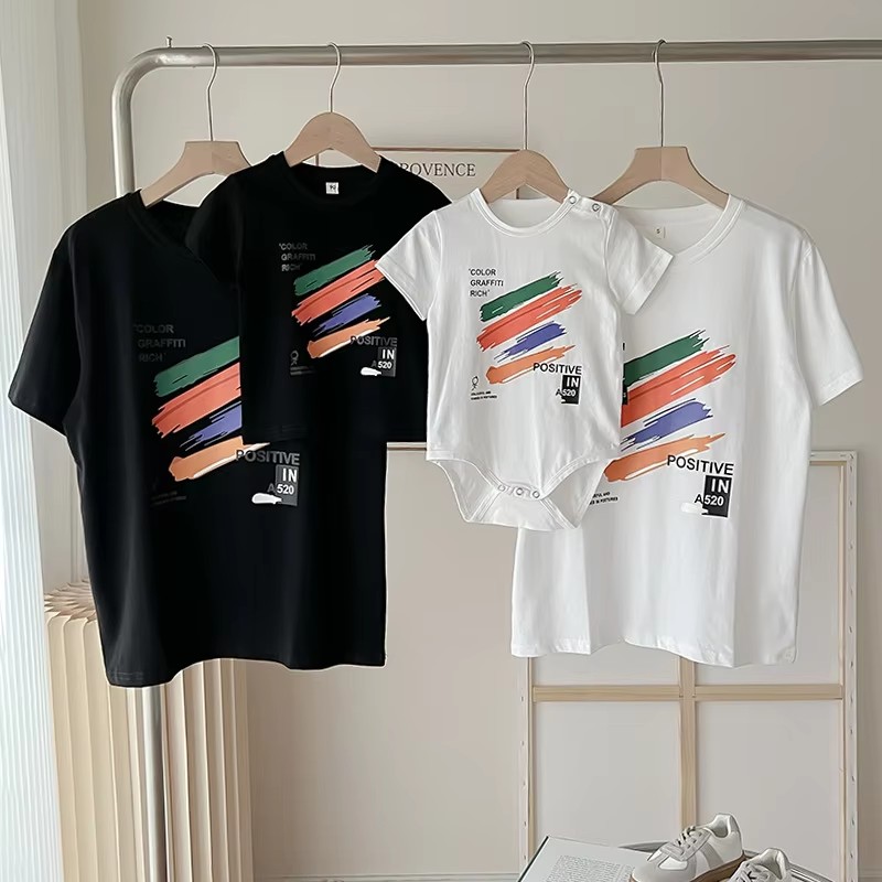 Family Look T Shirts 2026 Summ - Summer Clothing Drawing For Kids ulasan dan harga