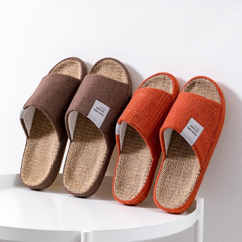 Men's Breathable Linen Slipper - Summer Cloth ulasan dan harga