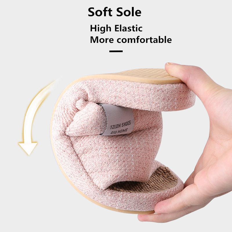Men's Breathable Linen Slipper - Summer Cloth ulasan dan harga