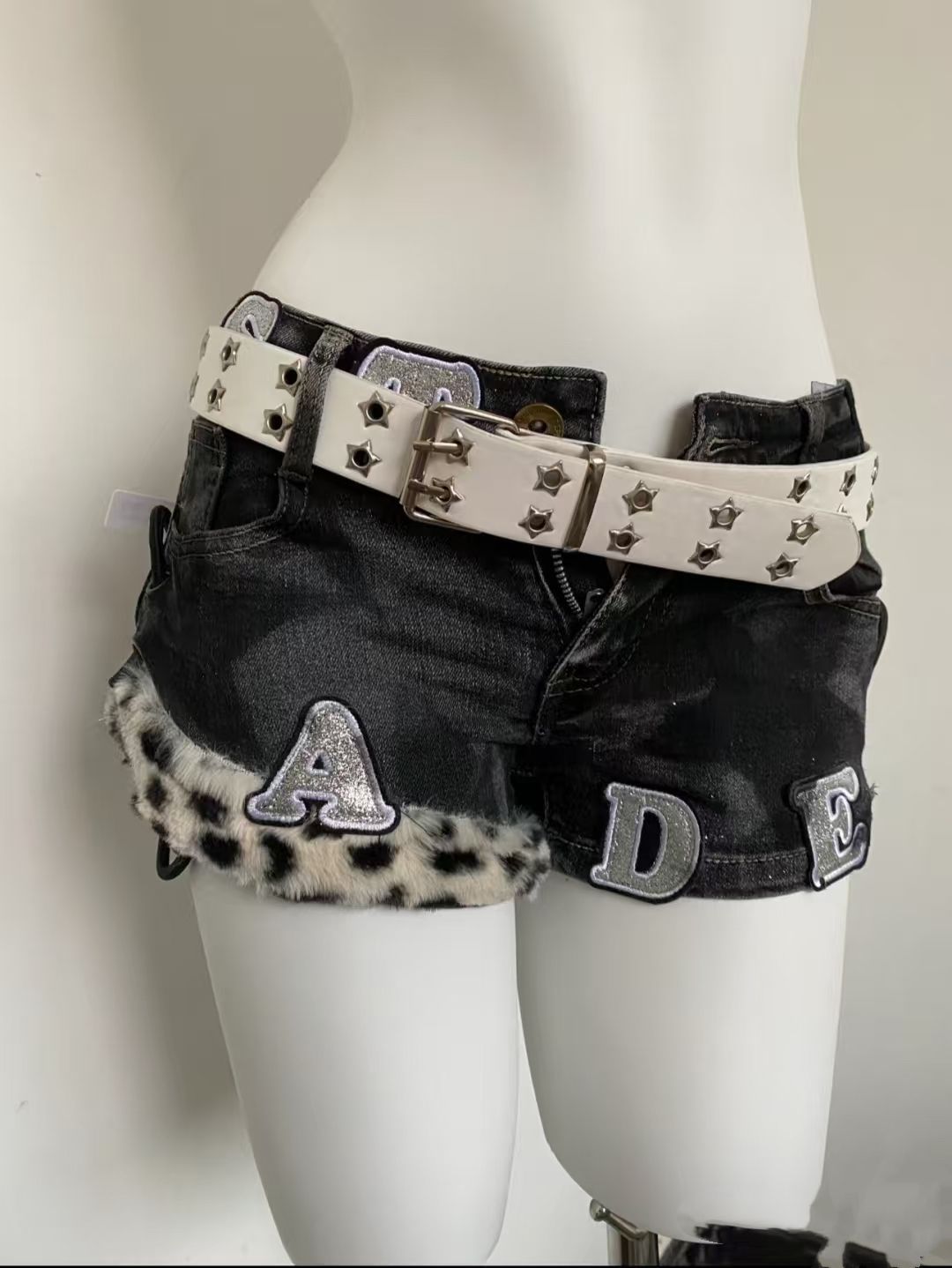 Y2k Embroidered Patch Denim Sh - Summer Clothing For Girls ulasan dan harga