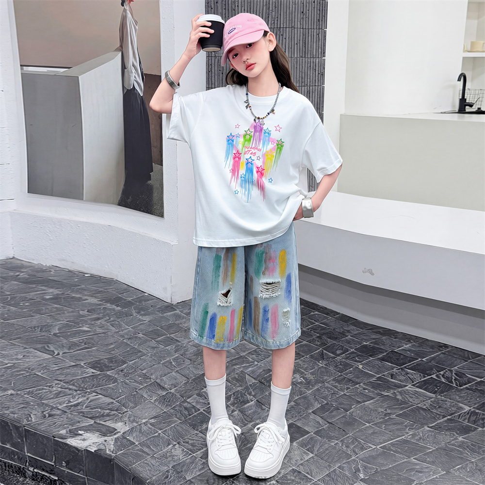 Children Fashion Summer Set fo - Summer Clothing Drawing For Kids ulasan dan harga