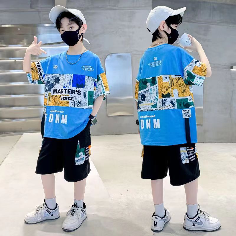 Teen Boys Clothing Set Summer  - Summer Clothing Drawing For Kids ulasan dan harga