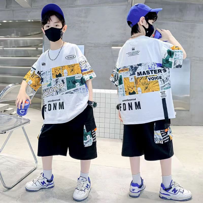 Teen Boys Clothing Set Summer  - Summer Clothing Drawing For Kids ulasan dan harga