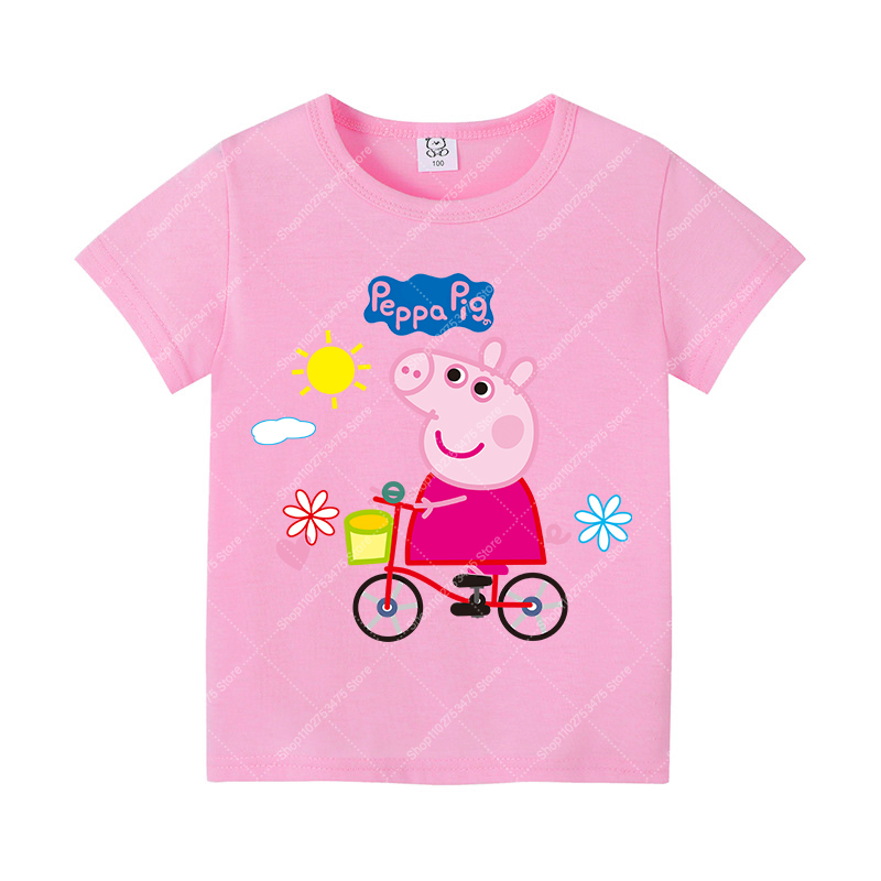 Kids Girl Cute Cotton T-shirt  - Summer Clothing For Girls ulasan dan harga