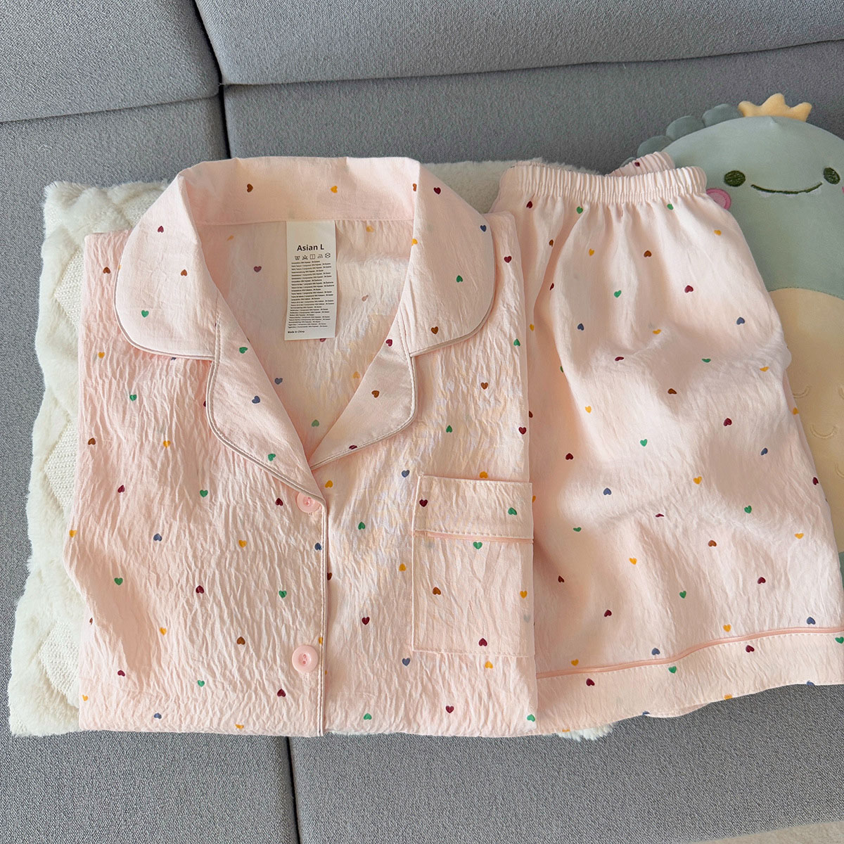 Women'S Printed Polka Dot Cott - Summer Cloth ulasan dan harga