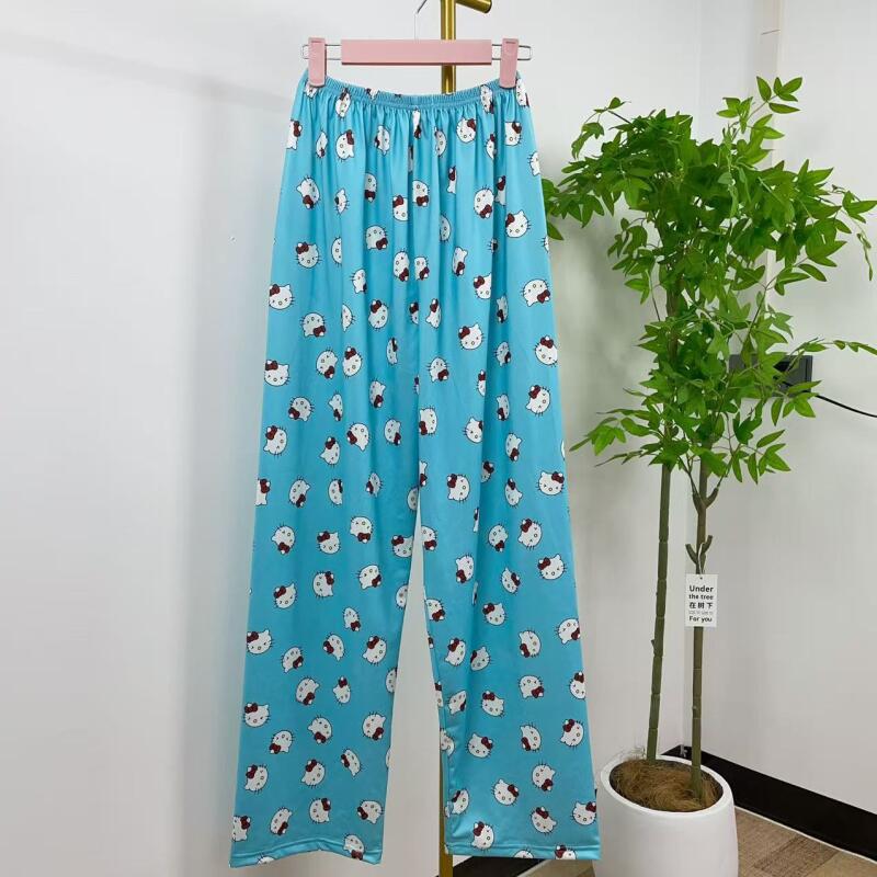 New Cartoon Pajamas Hello Kitt - Summer Cloth ulasan dan harga