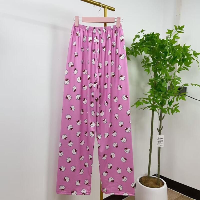 New Cartoon Pajamas Hello Kitt - Summer Cloth ulasan dan harga