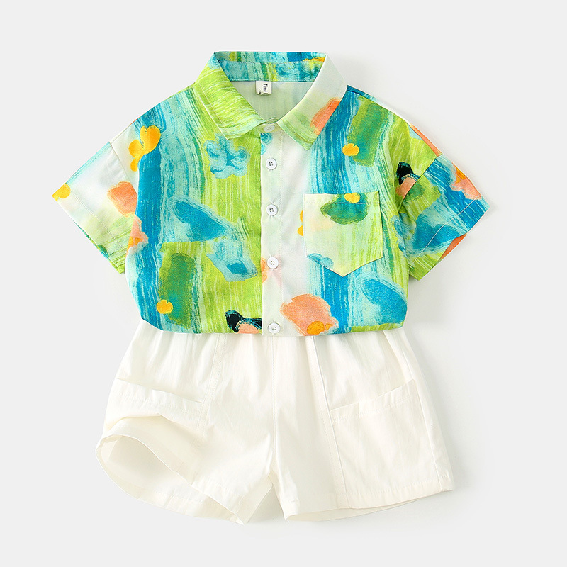 2Piece Sets Summer Baby Boy Cl - Summer Clothing Drawing For Kids ulasan dan harga