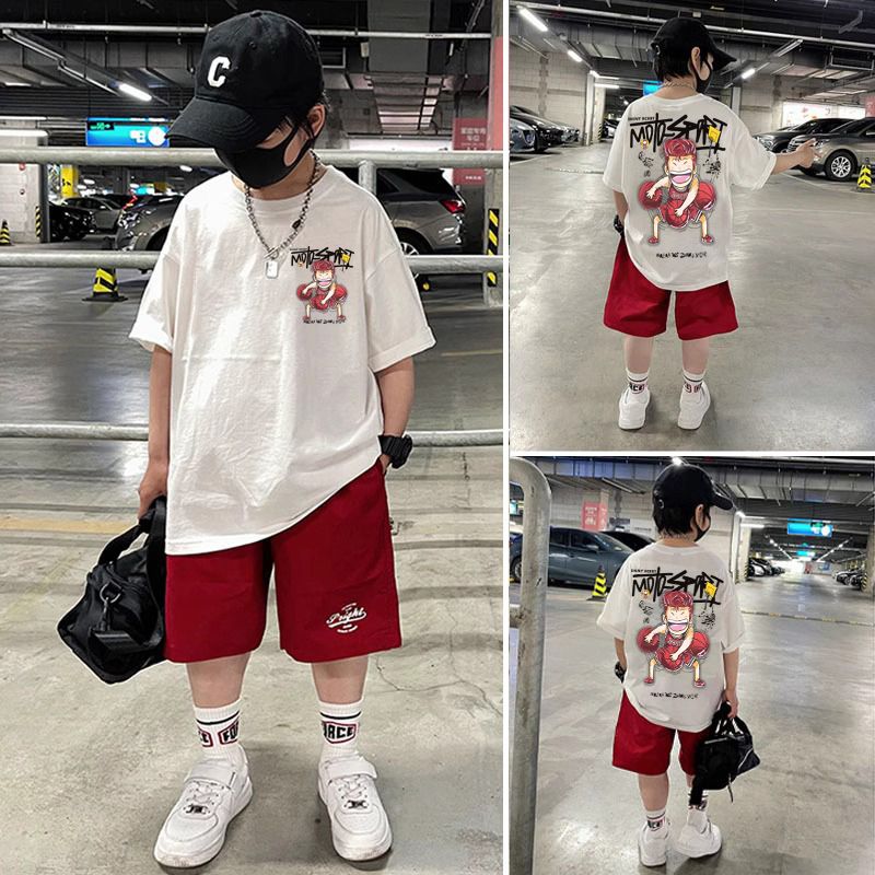 Shohoku Cotton Boys Clothes Se - Summer Clothing Drawing For Kids ulasan dan harga