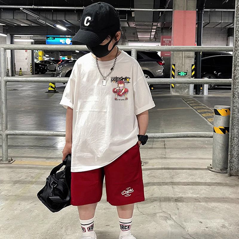 Shohoku Cotton Boys Clothes Se - Summer Clothing Drawing For Kids ulasan dan harga