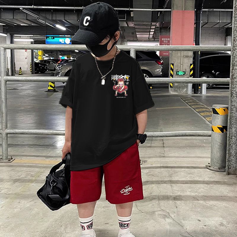 Shohoku Cotton Boys Clothes Se - Summer Clothing Drawing For Kids ulasan dan harga