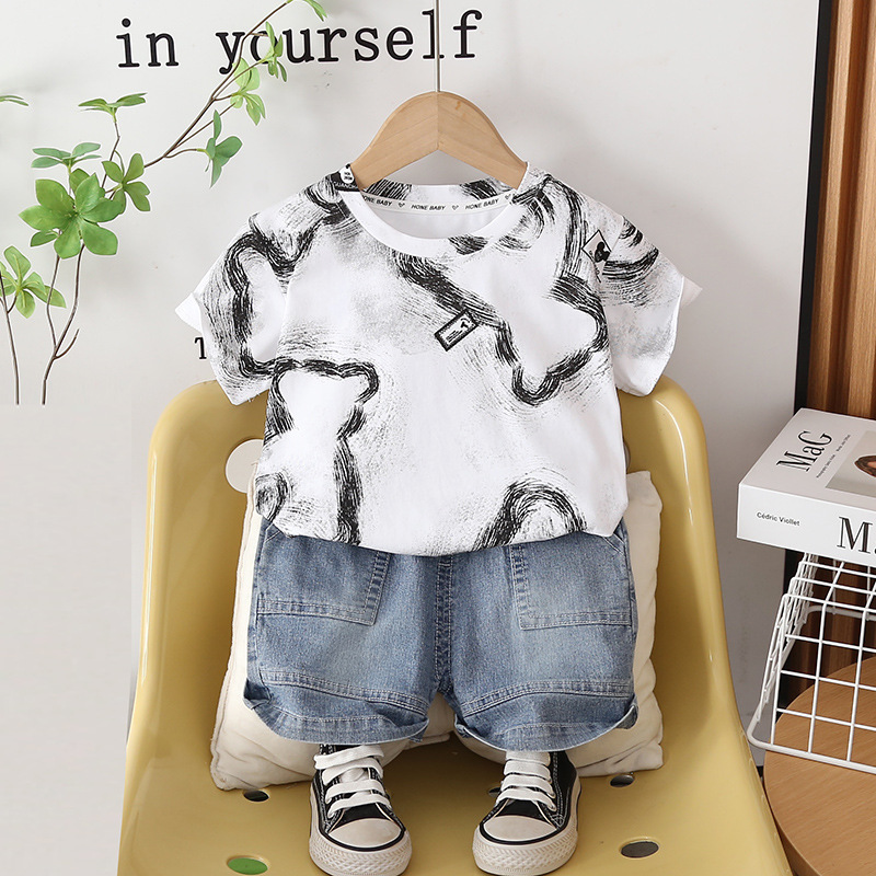 Toddler Boys Outfit Kids Summe - Summer Clothing Drawing For Kids ulasan dan harga