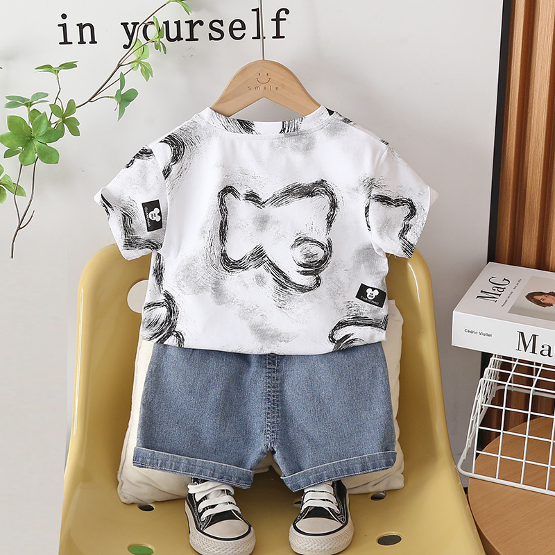 Toddler Boys Outfit Kids Summe - Summer Clothing Drawing For Kids ulasan dan harga