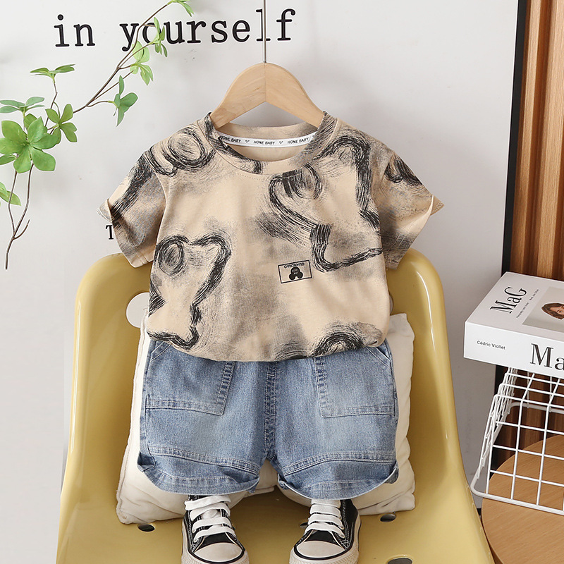 Toddler Boys Outfit Kids Summe - Summer Clothing Drawing For Kids ulasan dan harga