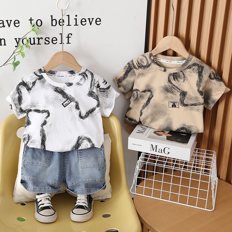 Toddler Boys Outfit Kids Summe - Summer Clothing Drawing For Kids ulasan dan harga