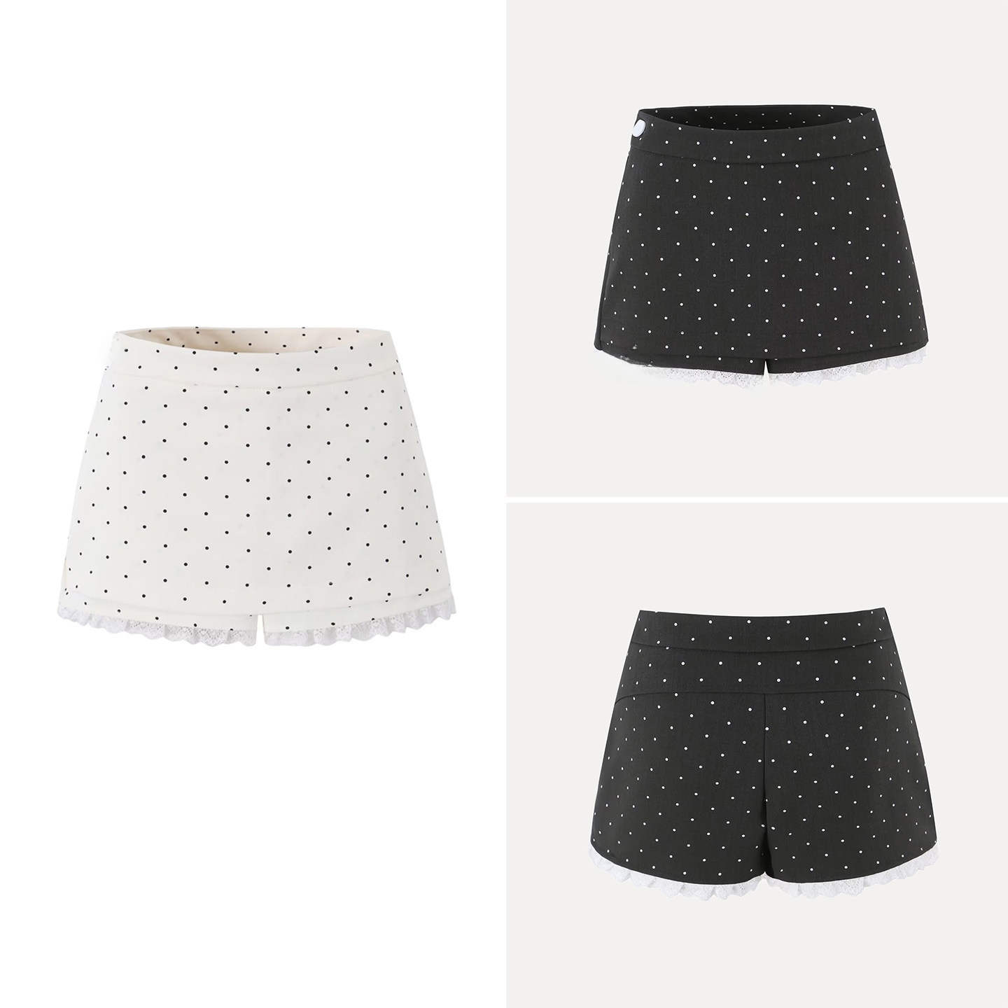 Fashionable Polka Dot Lace A-L - Summer Line Clothing Brand ulasan dan harga