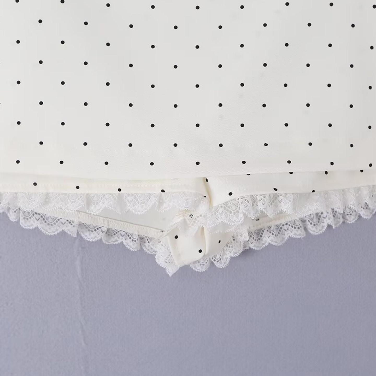 Fashionable Polka Dot Lace A-L - Summer Line Clothing Brand ulasan dan harga