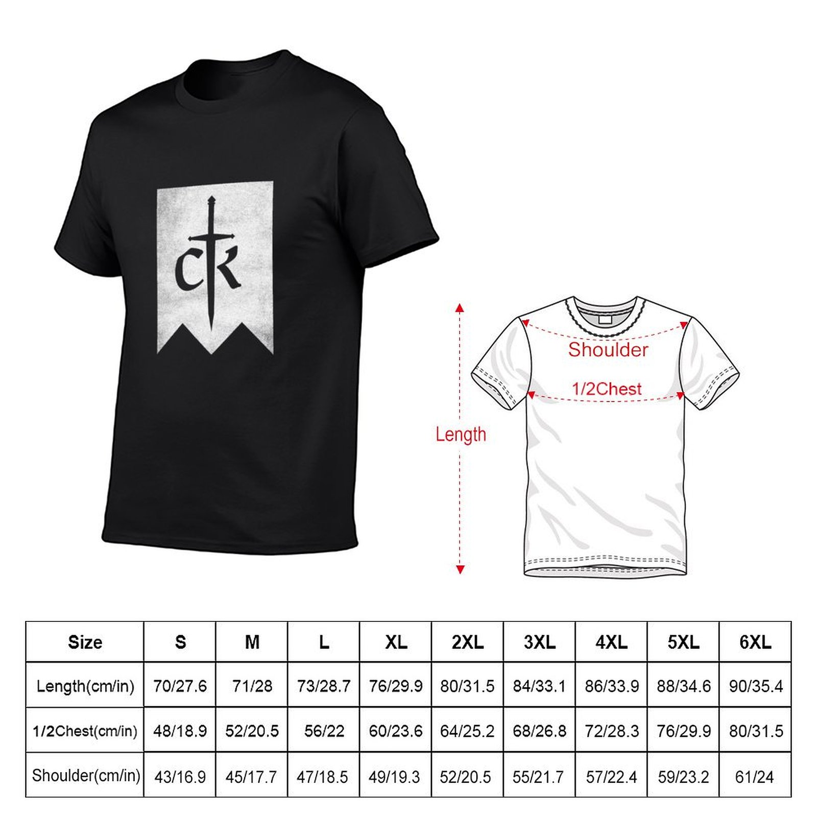 Crusader Kings 3 Distressed Lo - Summer Clothing Logo ulasan dan harga
