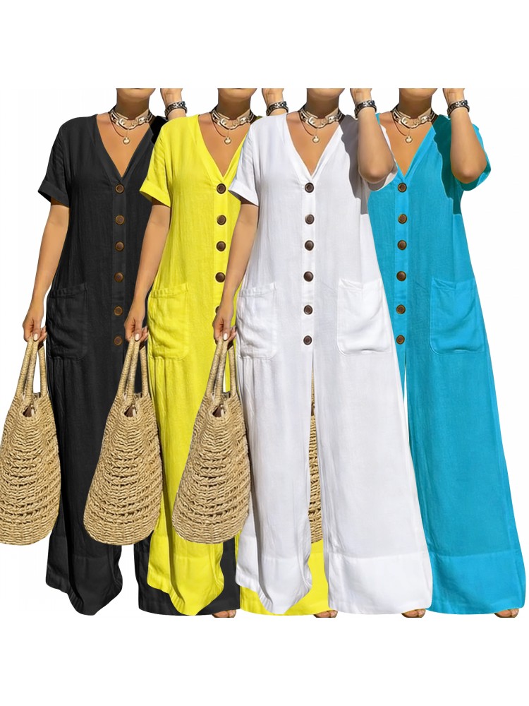 Plus Size Women Clothes Jumpsu - Summer Clothing Capsule ulasan dan harga
