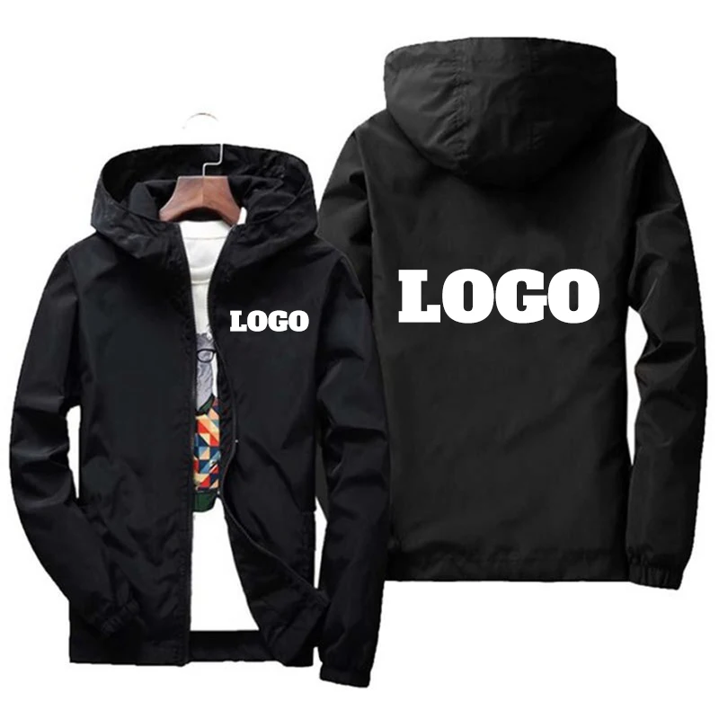 Custom Brand Logo Autumn Jacke - Summer Clothing Logo ulasan dan harga