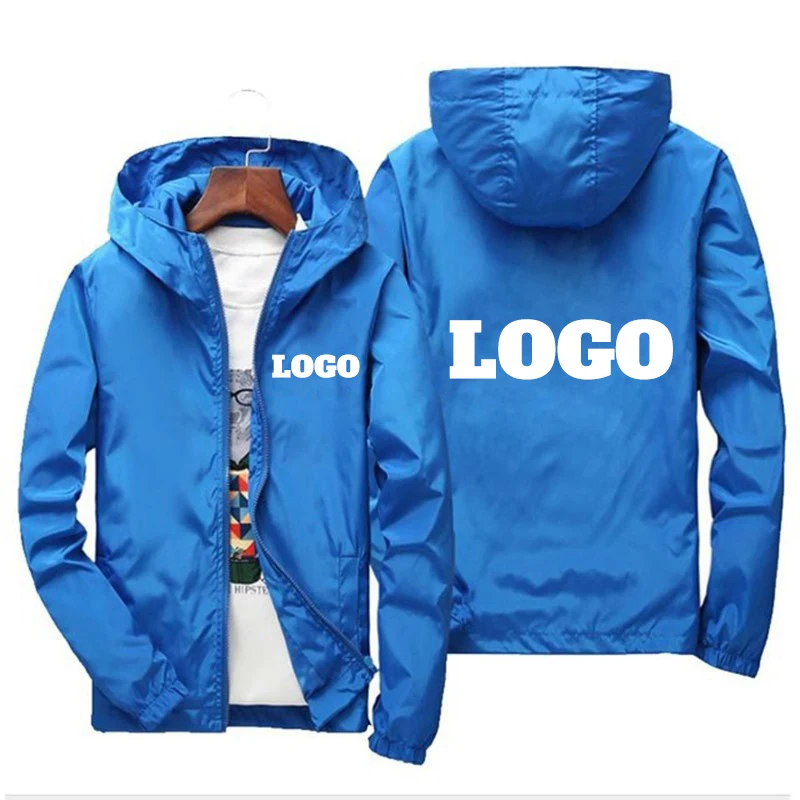 Custom Brand Logo Autumn Jacke - Summer Clothing Logo ulasan dan harga