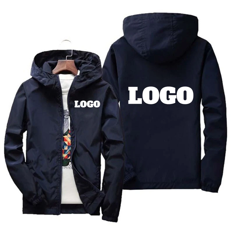 Custom Brand Logo Autumn Jacke - Summer Clothing Logo ulasan dan harga