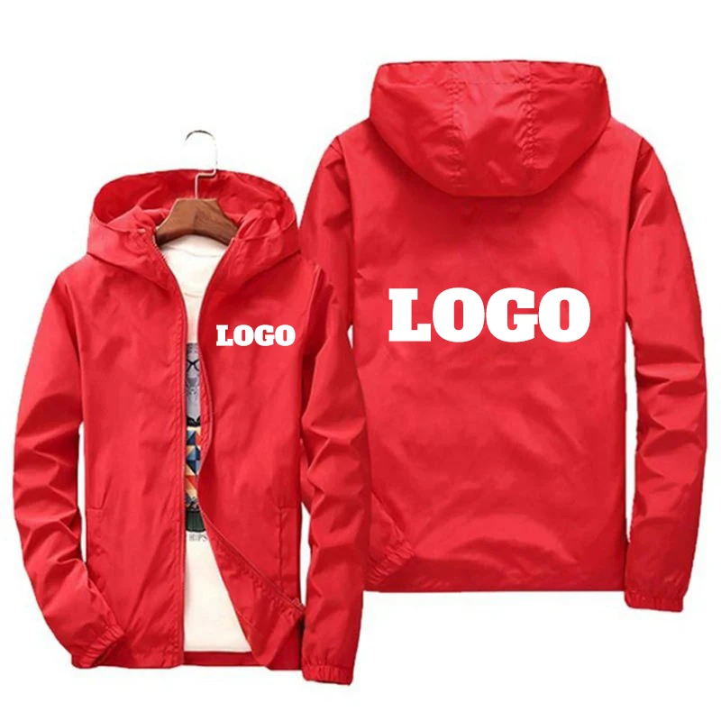 Custom Brand Logo Autumn Jacke - Summer Clothing Logo ulasan dan harga