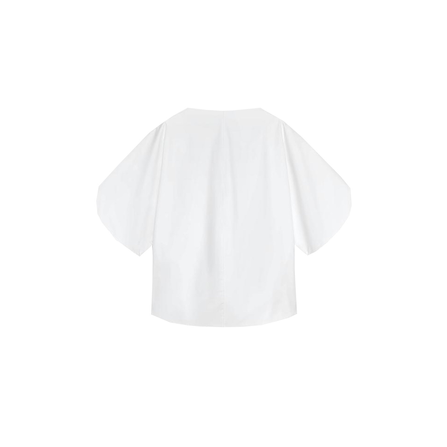Fashionable White Loose Shirt  - Summer Line Clothing Brand ulasan dan harga