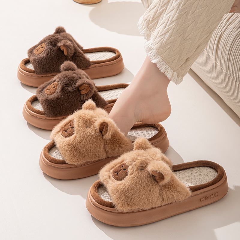 Hemp Cartoon Women's Slippers  - Summer Cloth ulasan dan harga