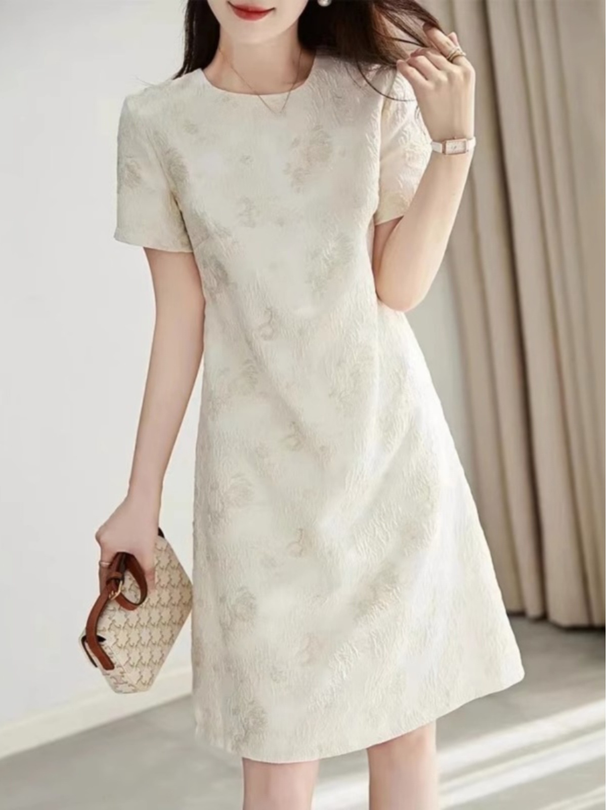 Elegant Slimming A-Line Straig - Summer Line Clothing Brand ulasan dan harga