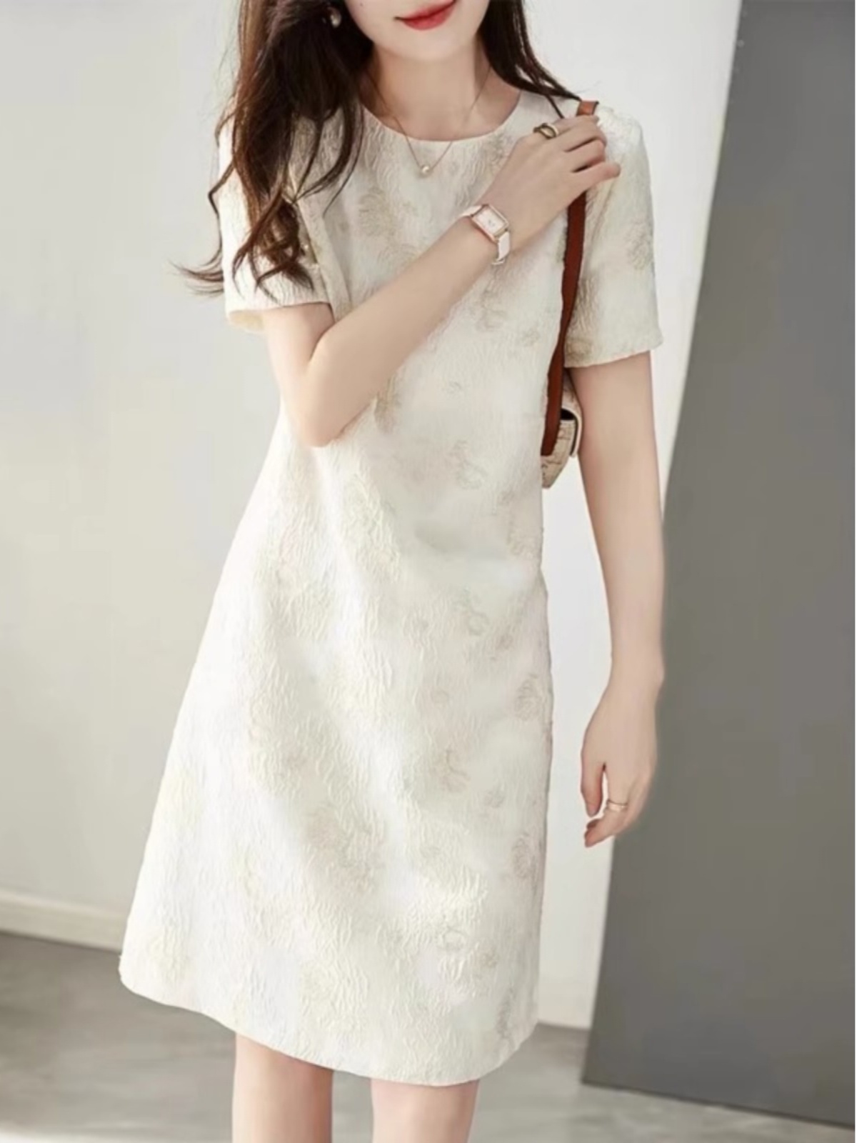 Elegant Slimming A-Line Straig - Summer Line Clothing Brand ulasan dan harga