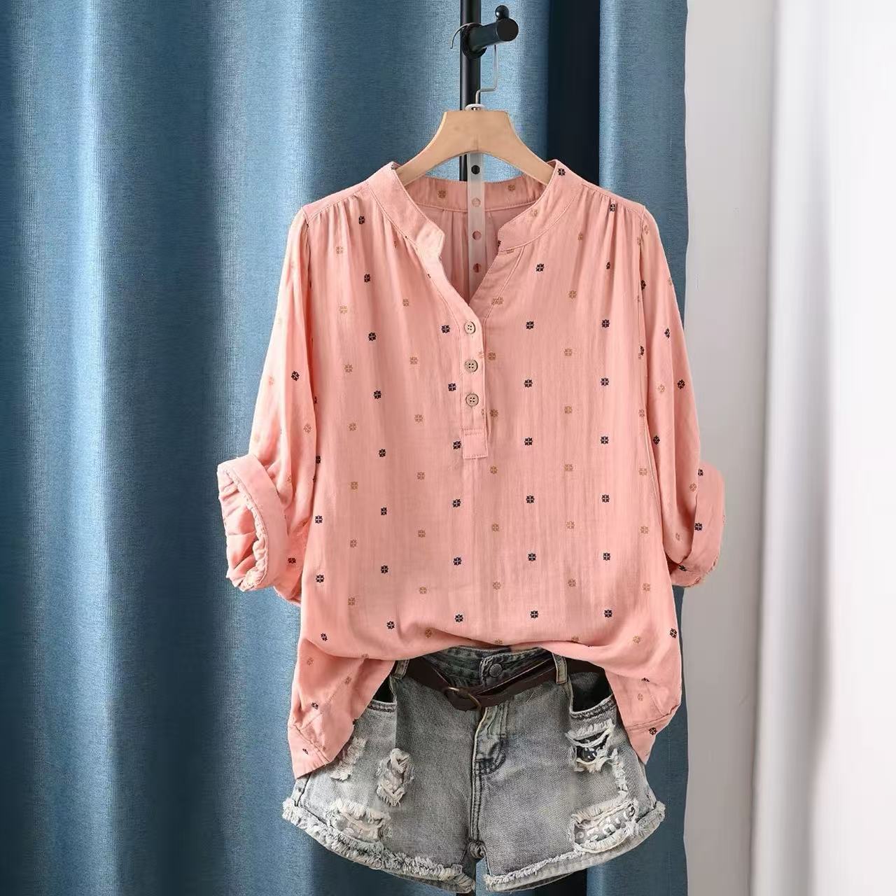 2026 Women's blouse women Japa - Summer Clothing Yarn ulasan dan harga